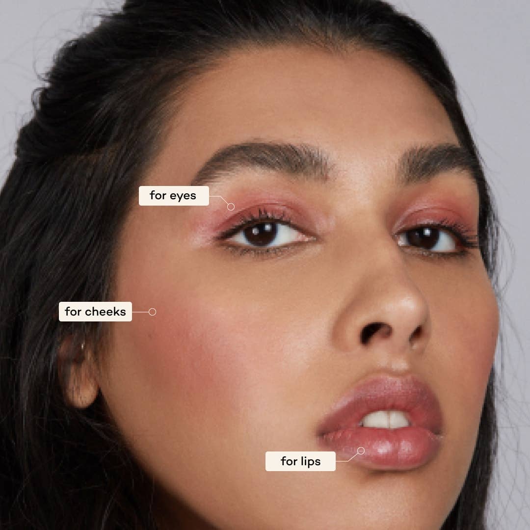 Nude Plum- Natural Multi-Use Makeup Balmie–Clean 3-in-1