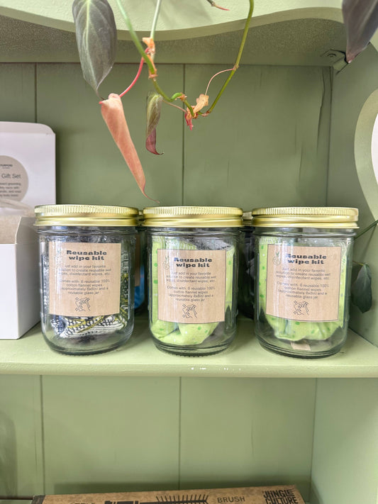 Reusable Wipe Kit : Black