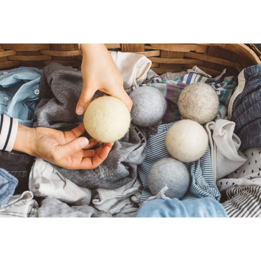 Cream Wool Dryer Balls