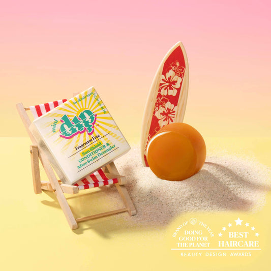 Mini Dip Sun Shield: Conditioner Bar & After Swim Detangler Fragrance Free: 0.75 oz