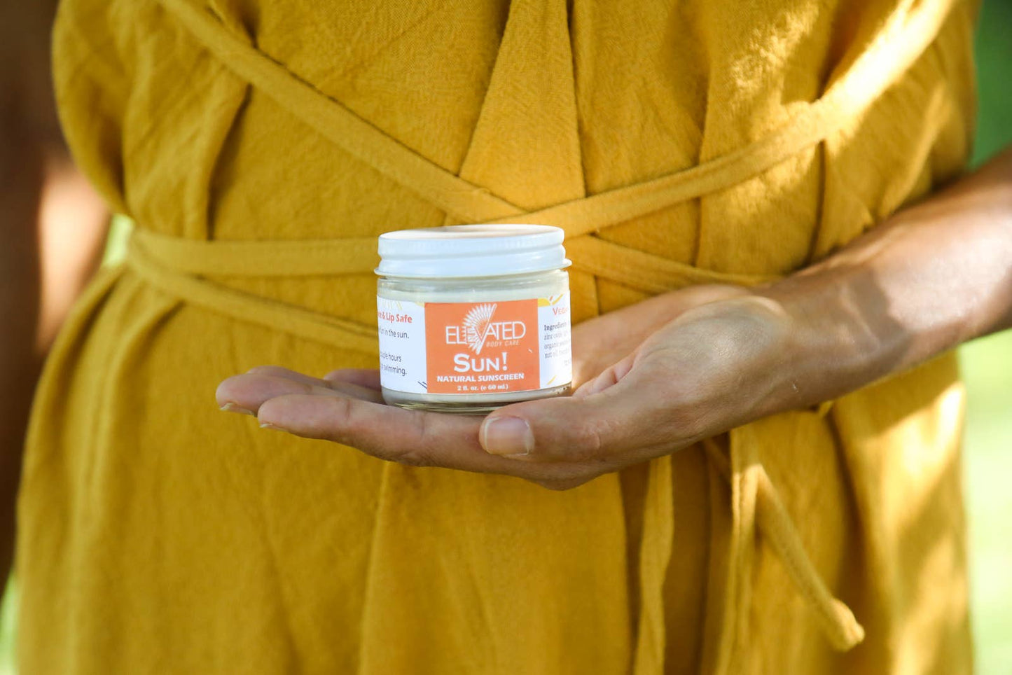 ELEVATED - SUN! ALL Natural w\ Zinc - Glass Jar