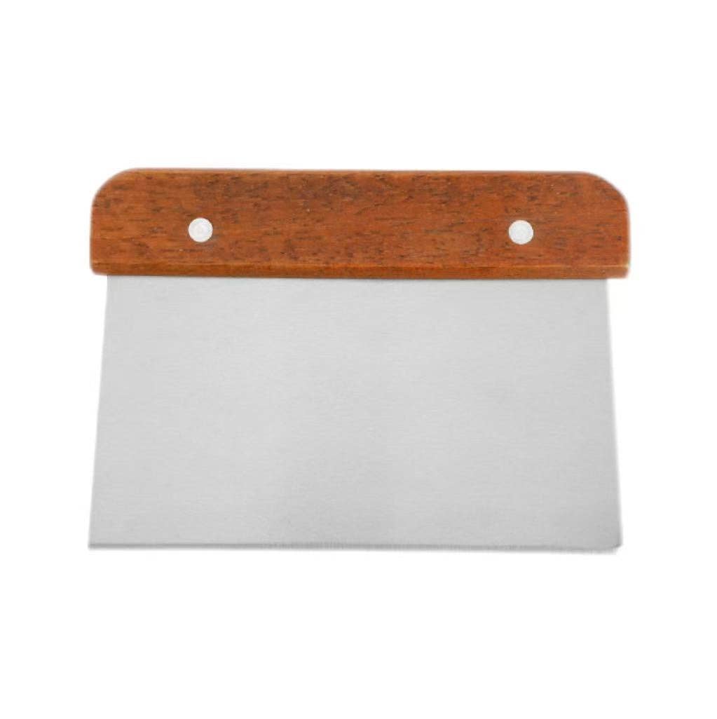 Stainless Steel Dough Scrapers: Beige