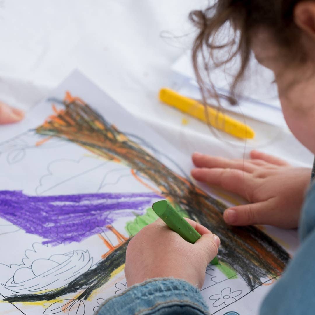 Beeswax Crayons - 8 Natural & Non-Toxic Colors