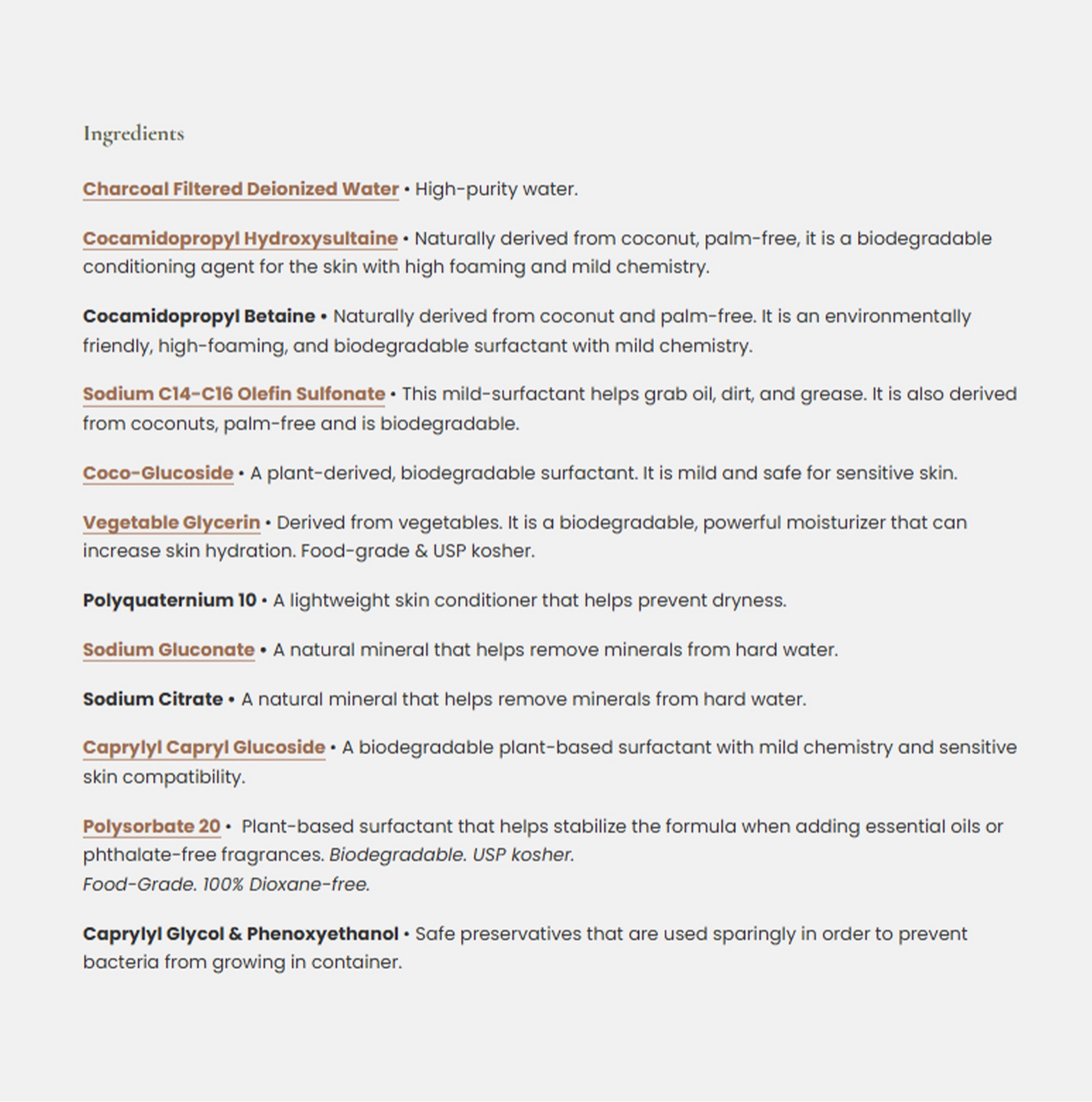 Hand Soap Soothing Herbs