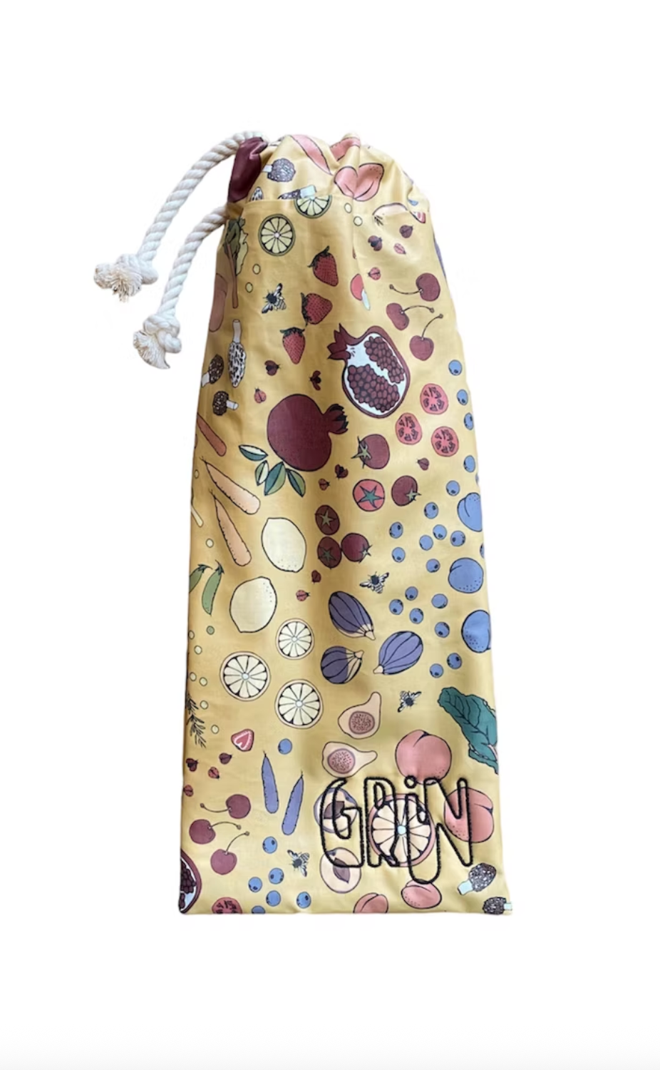 Grin Large Produce Bag - Yellow Veggies