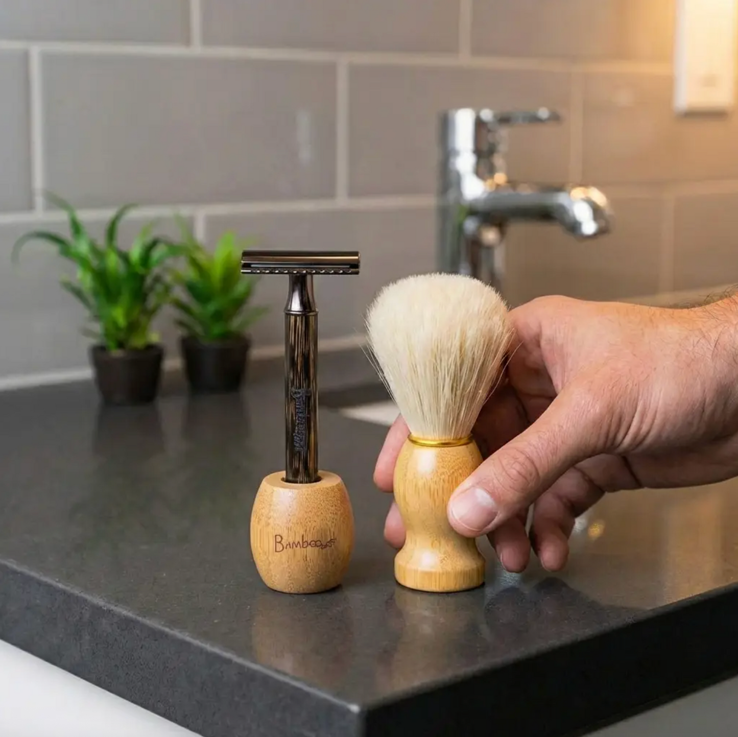 Natural Bristle Shave Brush
