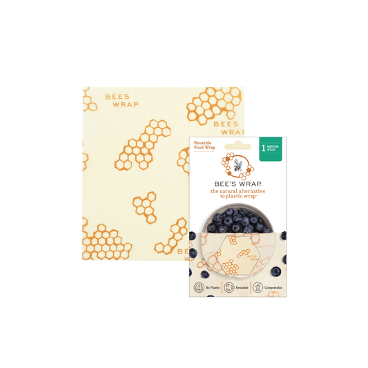 Bees Wrap Medium Reusable Beeswax Wrap - Honeycomb Print