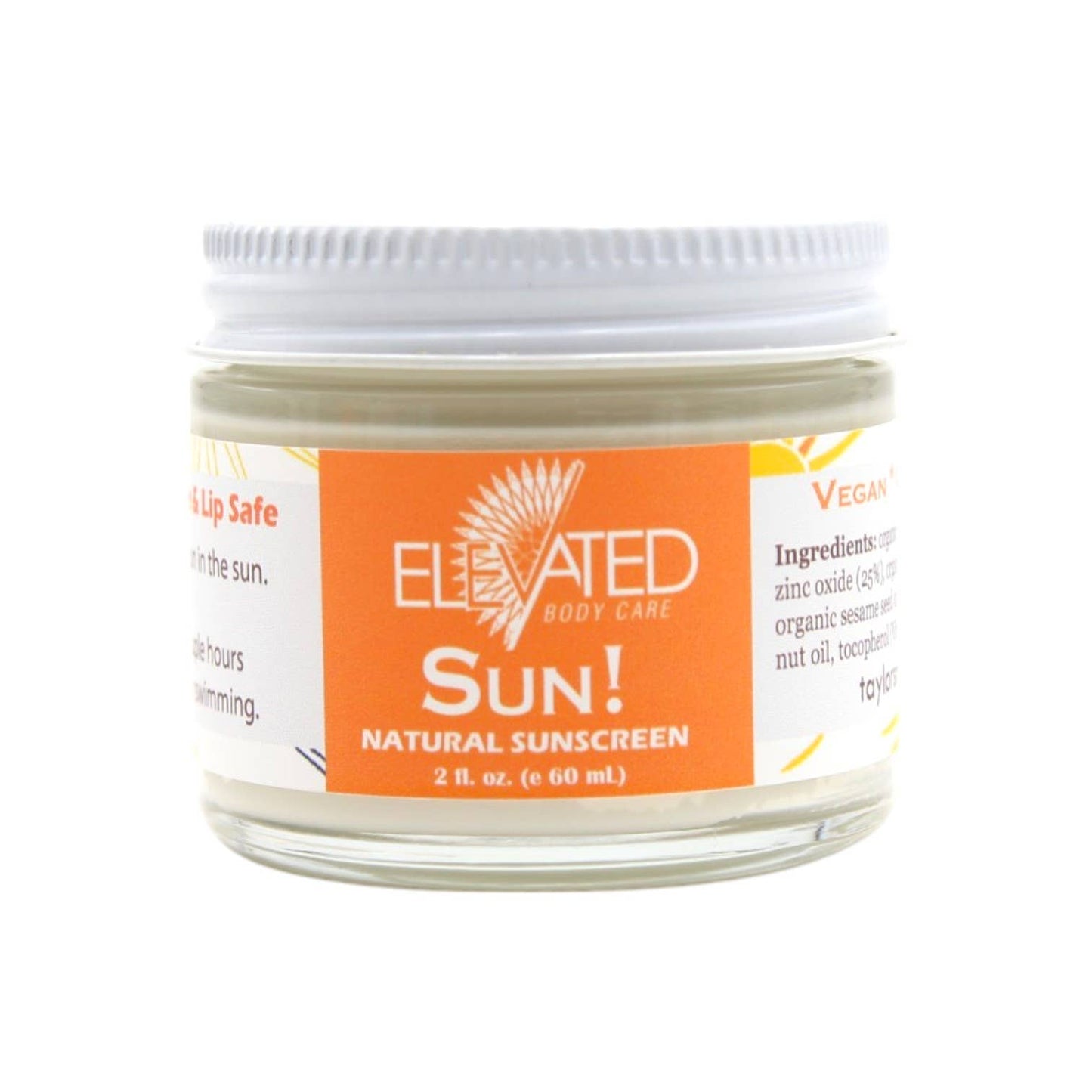ELEVATED - SUN!  ALL Natural w\ Zinc - Glass Jar