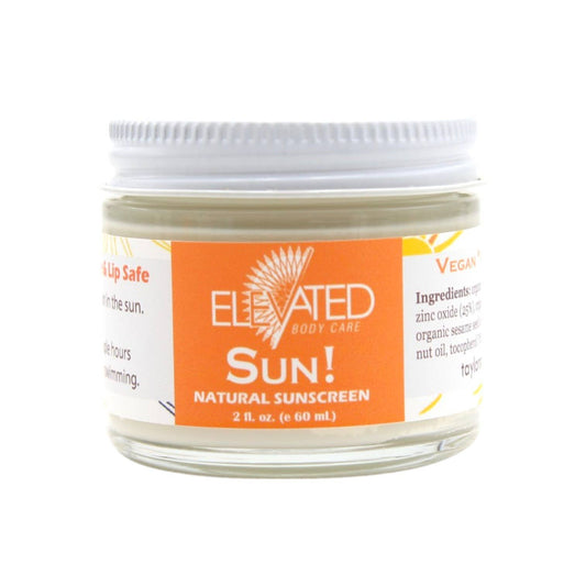 ELEVATED - SUN!  ALL Natural w\ Zinc - Glass Jar