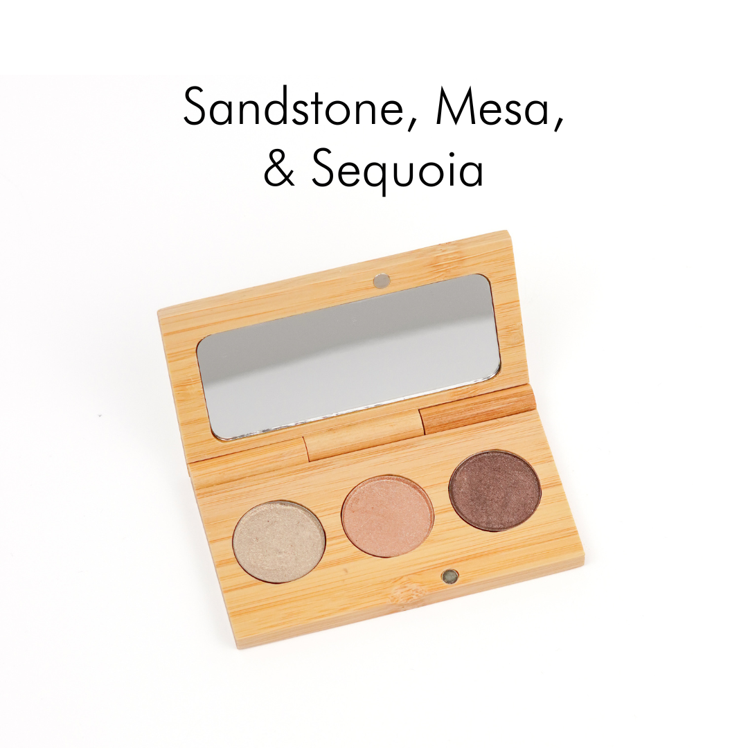 Pressed Mineral Eyeshadow | Refillable Zero Waste Makeup: Sandstone