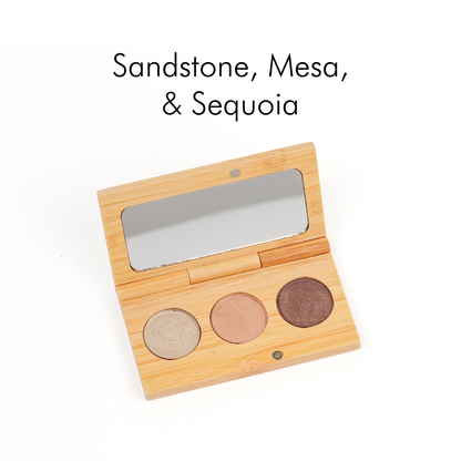 Pressed Mineral Eyeshadow | Refillable Zero Waste Makeup: Sandstone