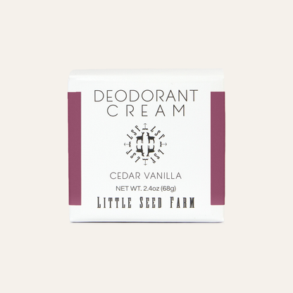 Deodorant Cream Cedar Vanilla