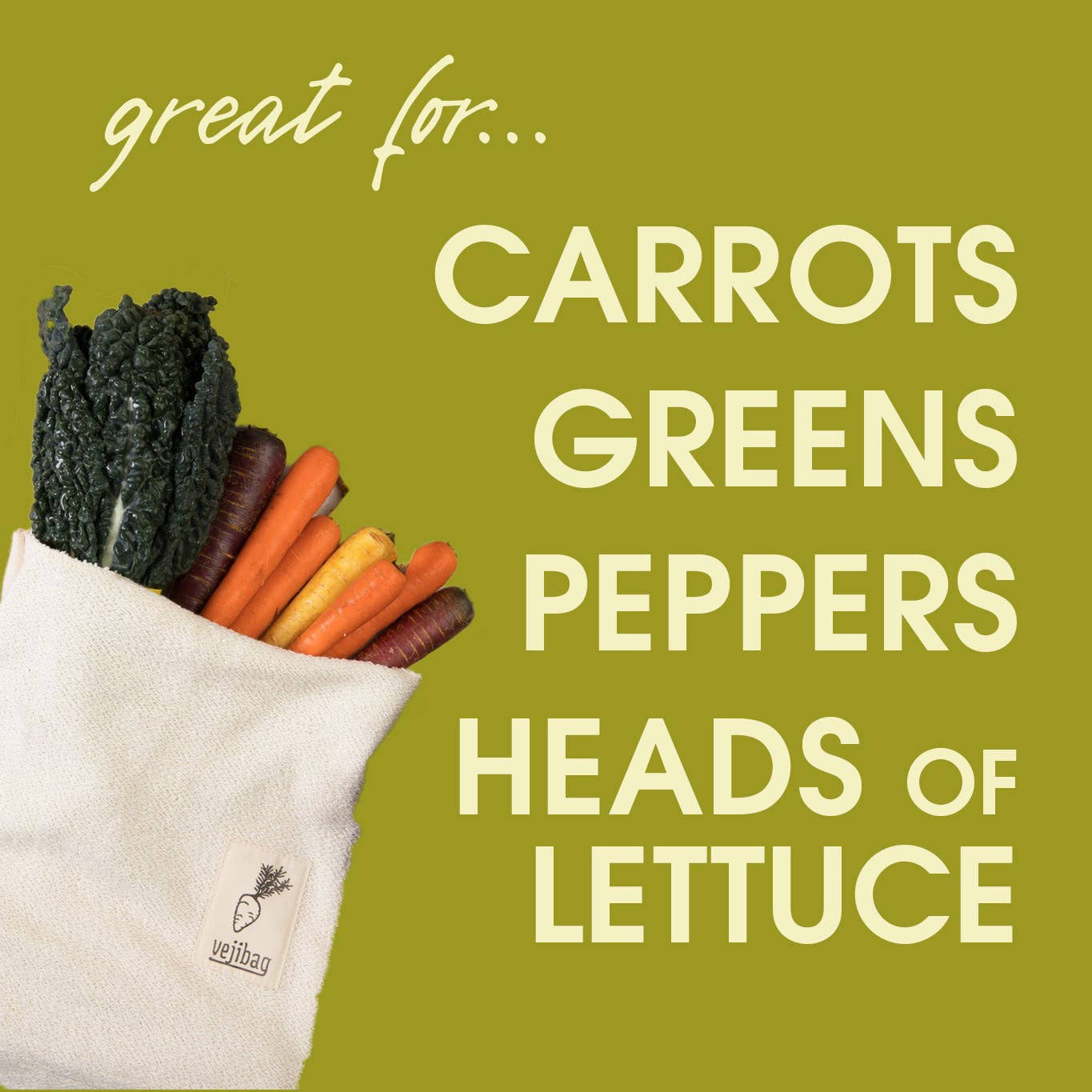 STANDARD Organic Cotton Produce Bag – USA Made, Zero Waste