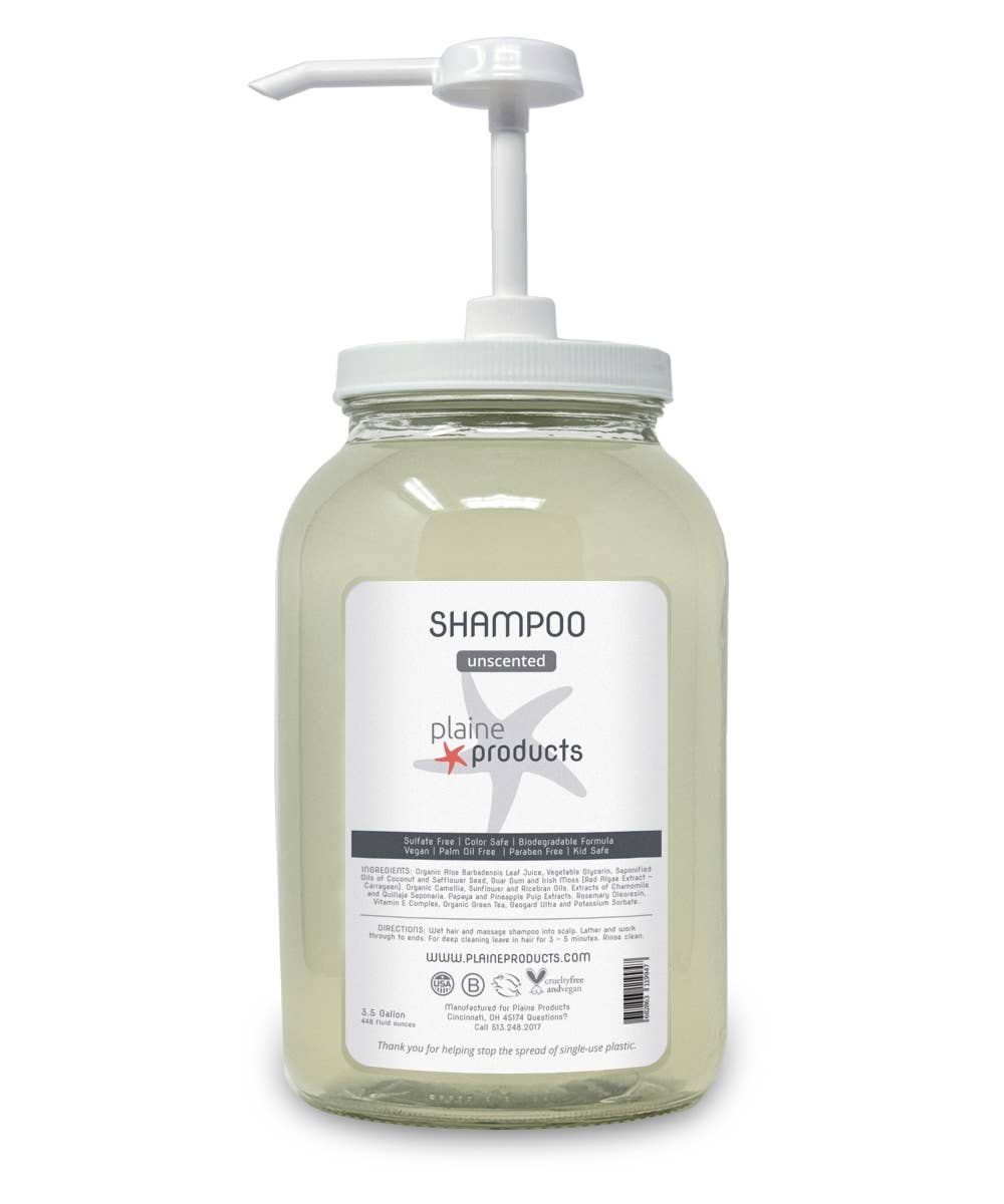 Shampoo One Gallon Bulk Reusable (pump not included): Rosemary Mint Vanilla