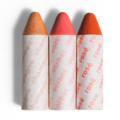 Cotton Candy Skies Trio- Natural Clean 3-in-1 Balmie Crayon