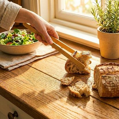 12" Bamboo Tong |  Kitchen Bestseller