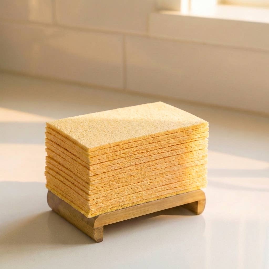 Compostable Cellulose Kitchen Sponge | Earth Day Bestseller: Green