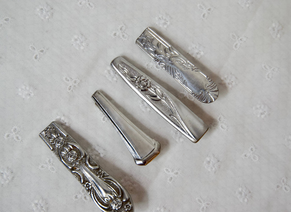 Vintage Silverware Clip: With clip