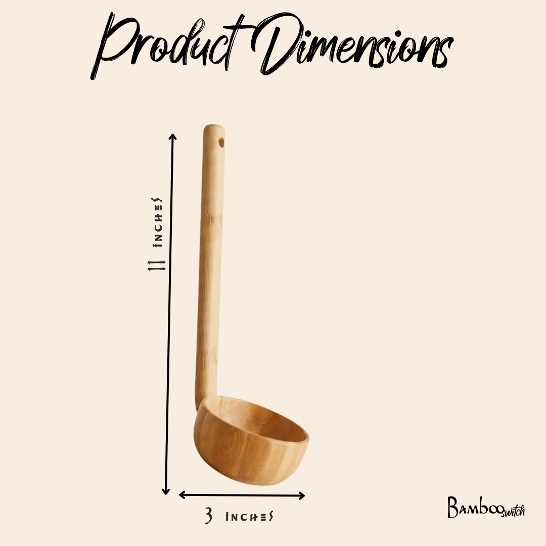 Bamboo Soup Ladle | Earth Day Bestseller