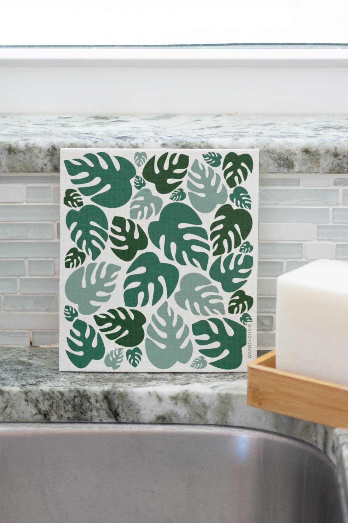 WASHCLOUD® MONSTERA™ Swedish Dish Cloth - No Tox Life