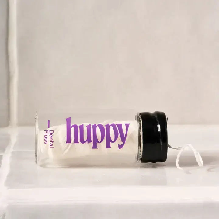 Vegan Dental Floss Refill System | Plastic-Free Jar | Mint