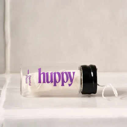 Vegan Dental Floss Refill System | Plastic-Free Jar | Mint