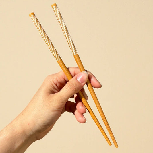 Bamboo Chopsticks - Set of 2 | Earth Day Bestseller: White