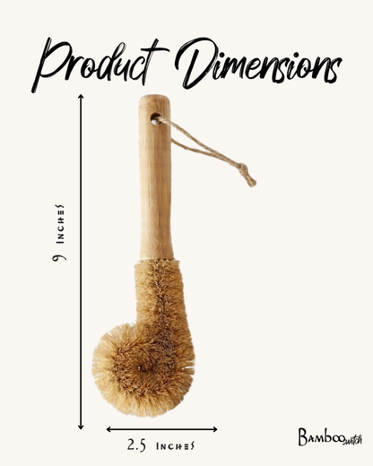 Bamboo Bottle Cleaning Brush