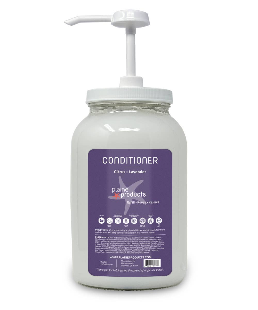 Conditioner One Gal Bulk  (pump not included) Reusable : Rosemary Mint Vanilla