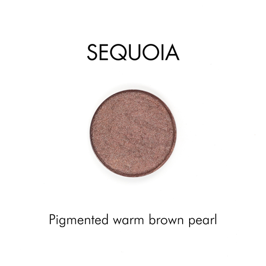 Pressed Mineral Eyeshadow | Refillable Zero Waste Makeup: Sequoia