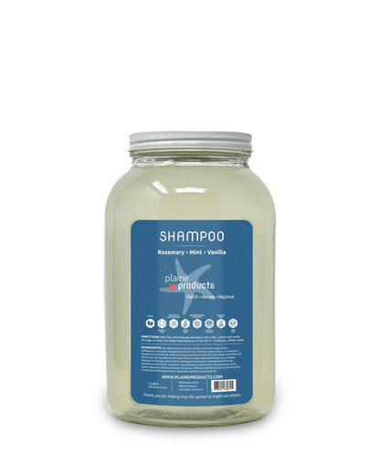 Shampoo One Gallon Bulk Reusable (pump not included): Rosemary Mint Vanilla