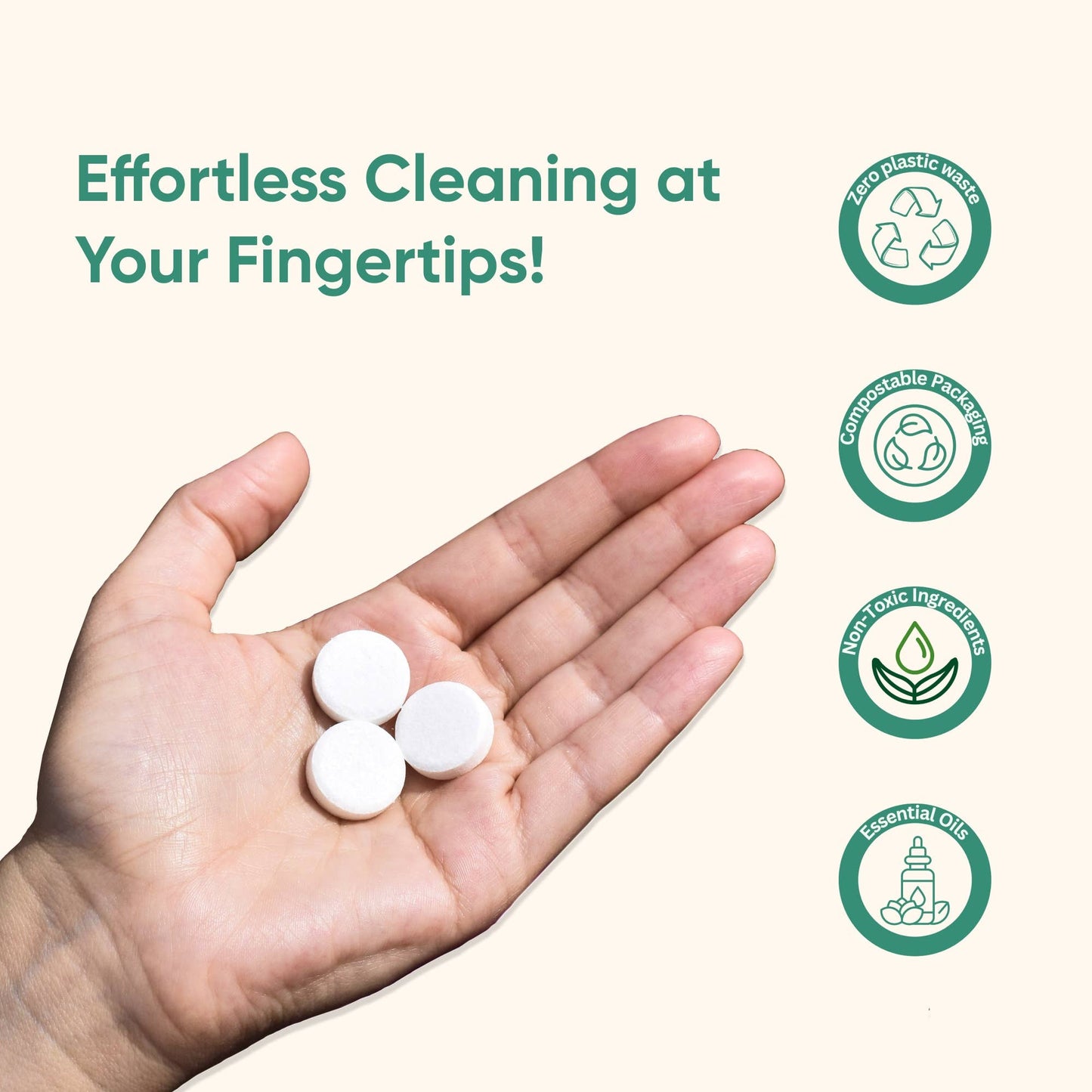 Green Llama Glass & Mirror Cleaner Refill Tablets