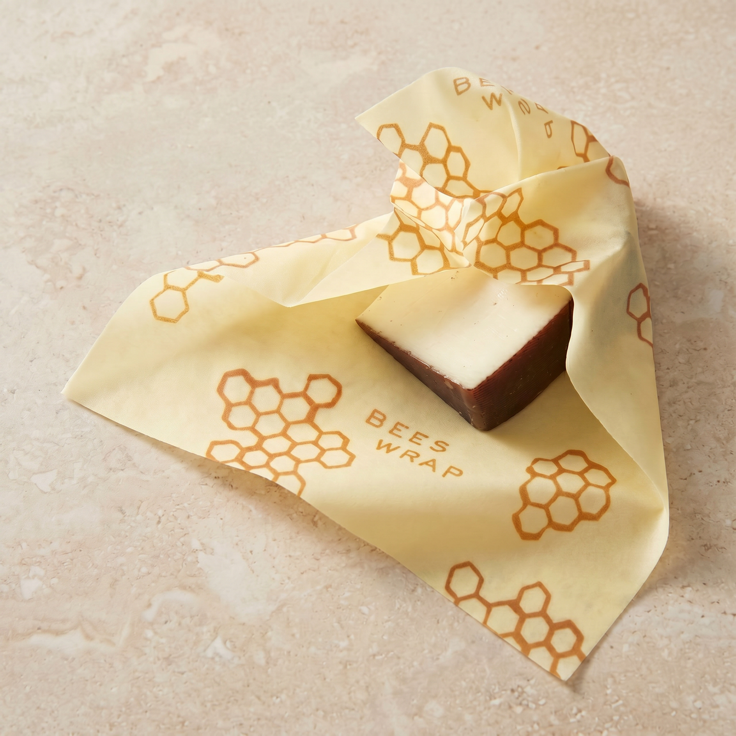 Bees Wrap Medium Reusable Beeswax Wrap - Honeycomb Print