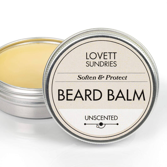 Beard Balm for Grooming and Softening: Unscented