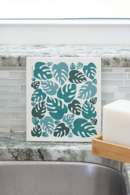 WASHCLOUD® MONSTERA™ Swedish Dish Cloth - No Tox Life