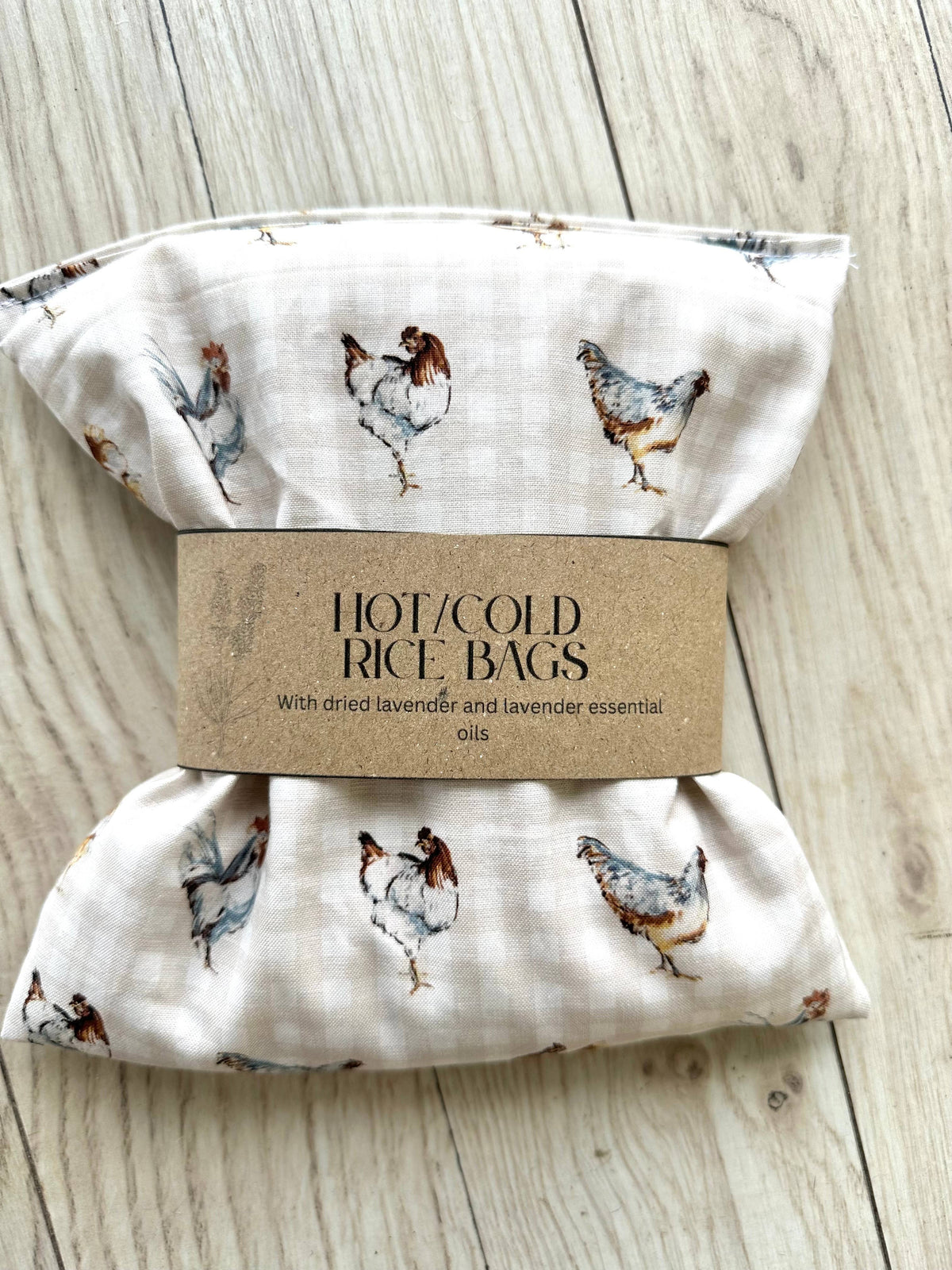 Hot/Cold Rice Bags : Neutral with Euacalyptus