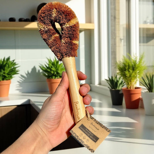 Bamboo Bottle Cleaning Brush | Faire Market Bestseller: Rounded Brush