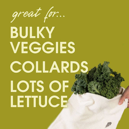 EXTRA LARGE Produce Bag –Zero Waste, Organic Cotton, USA