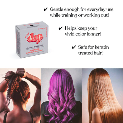 Mini Dip Shampoo Bar: Color Safe, Everyday - Mimosa & Sandalwood