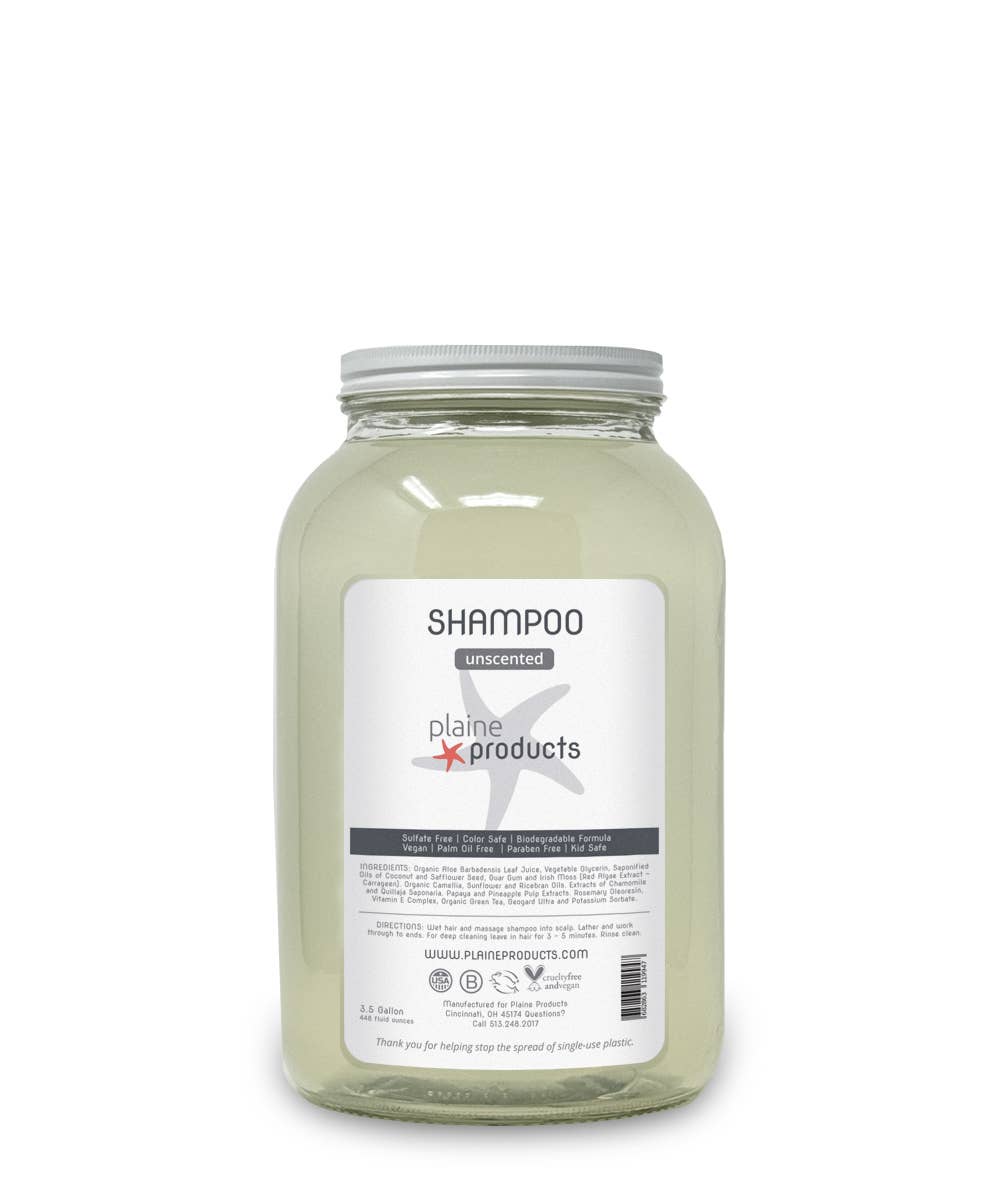Shampoo One Gallon Bulk Reusable (pump not included): Rosemary Mint Vanilla