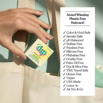 Mini Dip Sun Shield: Conditioner Bar & After Swim Detangler Fragrance Free: 0.75 oz