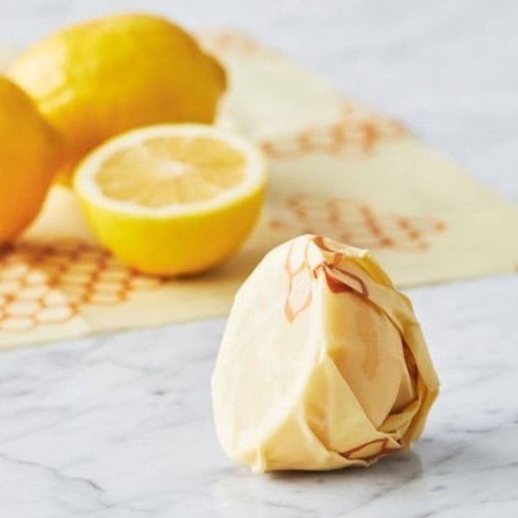 Bees Wrap Medium Reusable Beeswax Wrap - Honeycomb Print