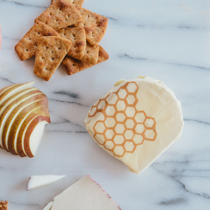 Bees Wrap Medium Reusable Beeswax Wrap - Honeycomb Print