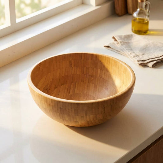 Bamboo Serving Bowl | Large | Faire Market Bestseller