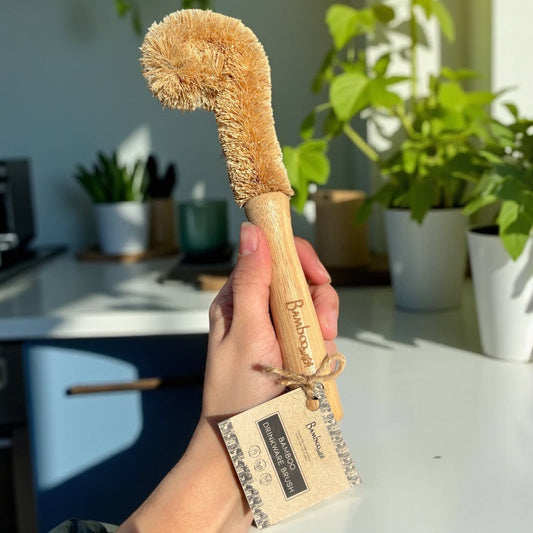 Bamboo Bottle Cleaning Brush | Faire Market Bestseller: Rounded Brush