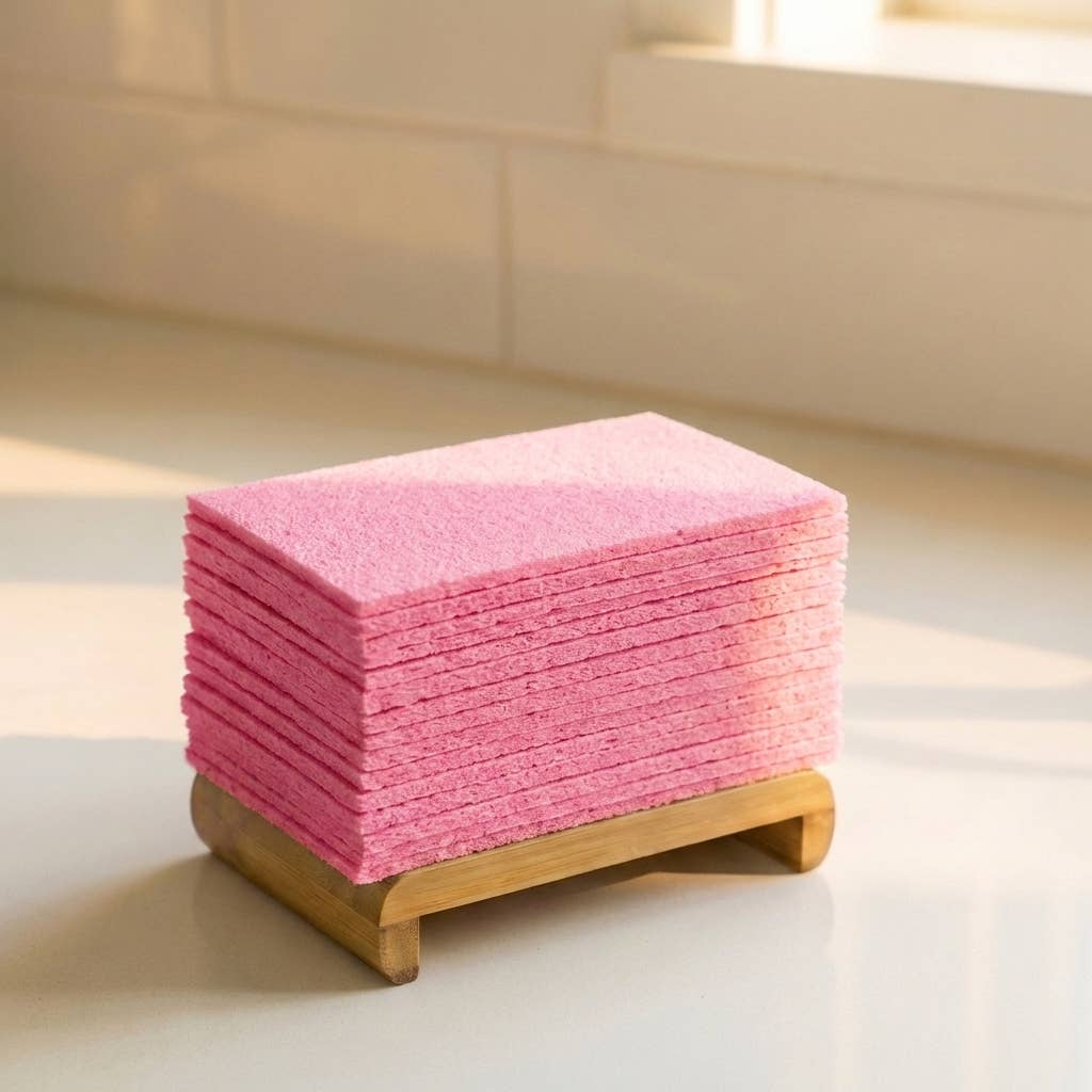 Compostable Cellulose Kitchen Sponge | Earth Day Bestseller: Green