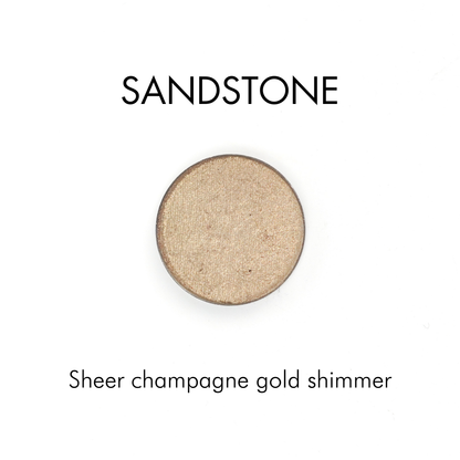 Pressed Mineral Eyeshadow | Refillable Zero Waste Makeup: Prairie