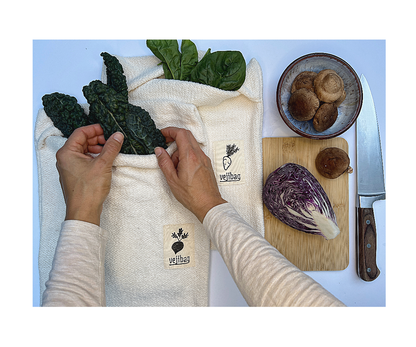 EXTRA LARGE Produce Bag –Zero Waste, Organic Cotton, USA