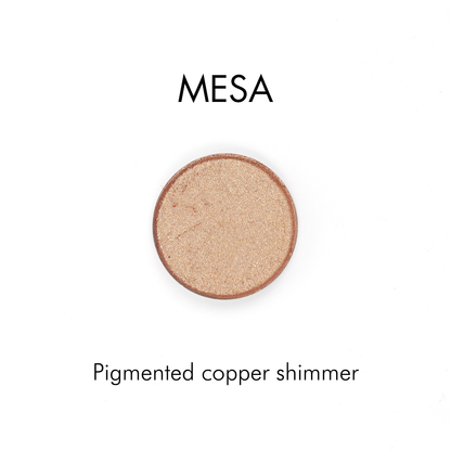 Pressed Mineral Eyeshadow | Refillable Zero Waste Makeup: Prairie