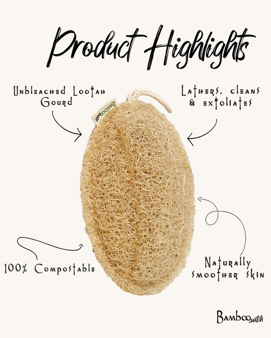Large Exfoliating Loofah Oval